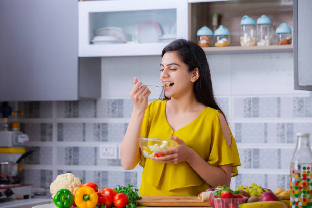 Making, Eating, Smiling, Women, Fruit