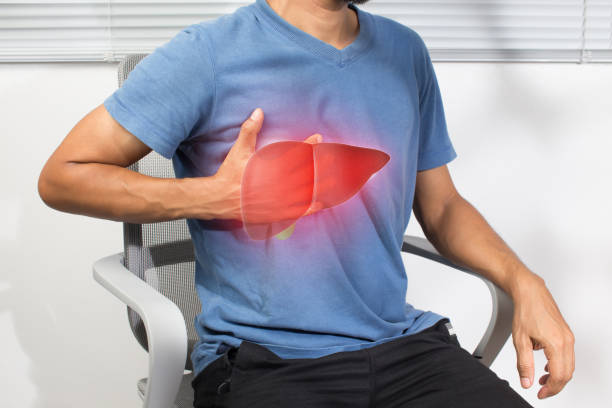 A men with hepatitis and fatty liver problem.