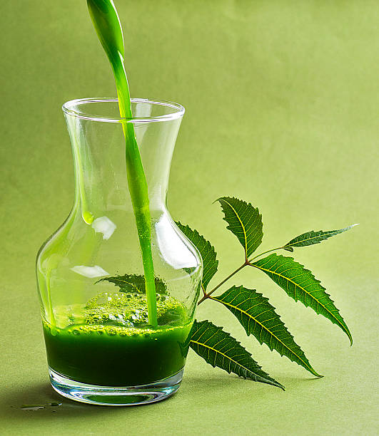 Medicinal Neem juice and leaves